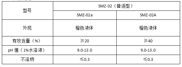 重金屬去除劑質(zhì)量標(biāo)準(zhǔn)